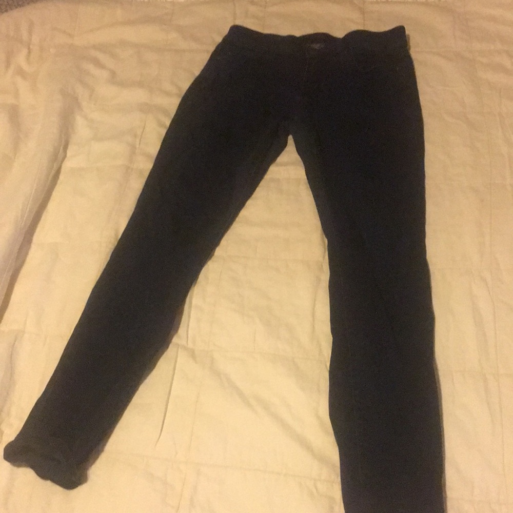 Ann Taylor Dark Jeans, Navy Blue, Size 8 Curvy